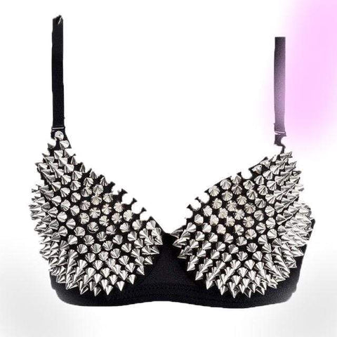 Rivets Studded Bra