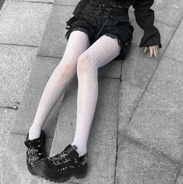 White Spider Tights