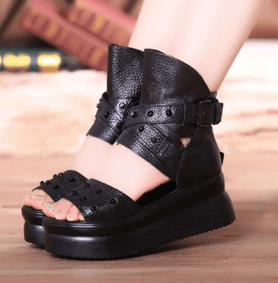 Fearless Leather Sandals