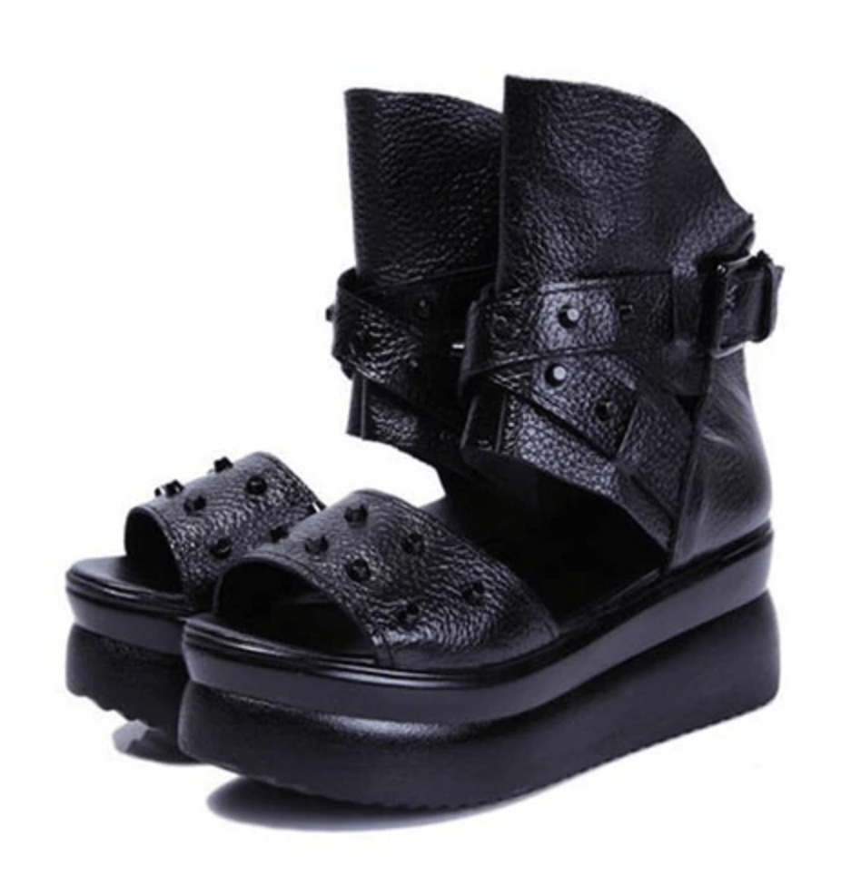 Fearless Leather Sandals