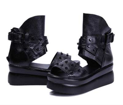 Fearless Leather Sandals