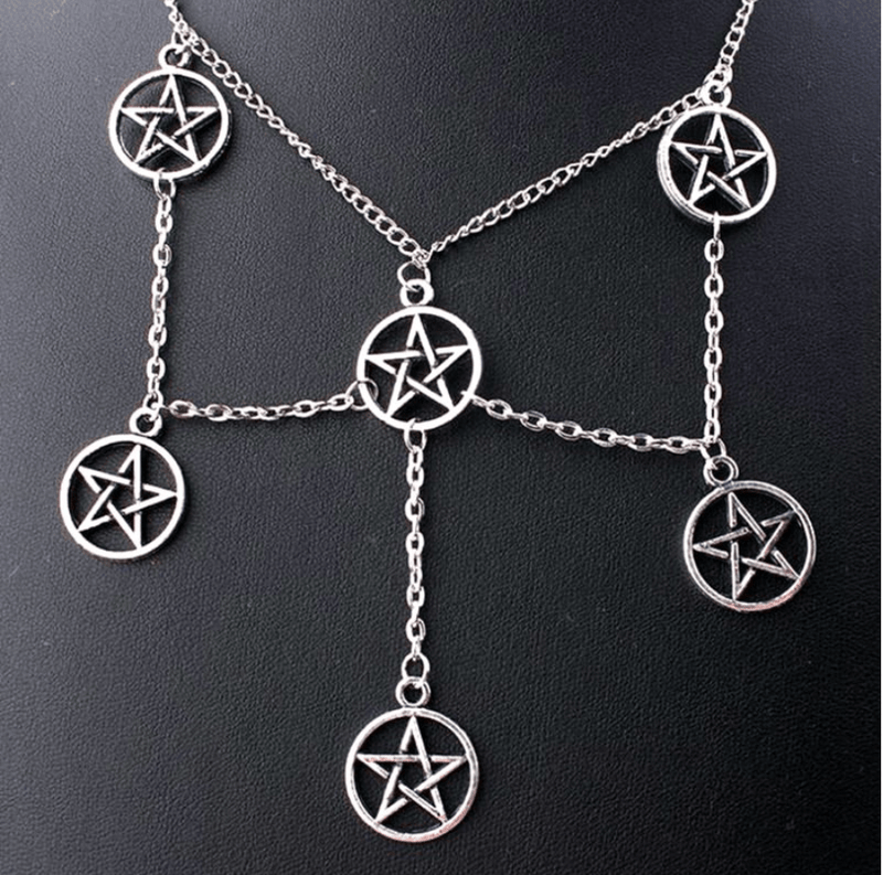 Religious Pentagram Necklace