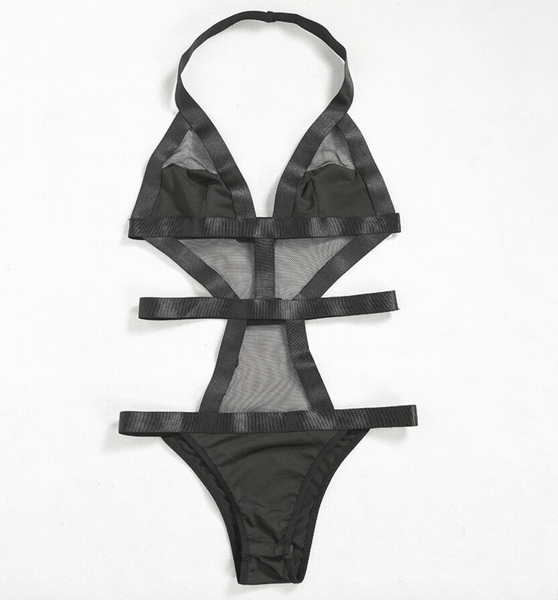 Mesh Bandage Bodysuit