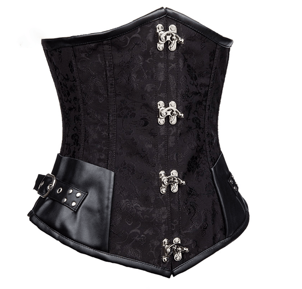 Gothic Underbust Corset Steel Bone