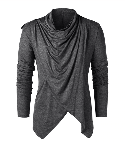 Gothic Long Sleeve Irregular Shirt