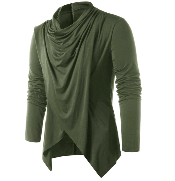 Gothic Long Sleeve Irregular Shirt