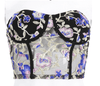 Chic Floral Embroidery Corset