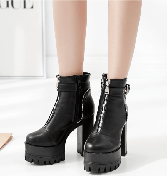 Minerva High Platform Boots