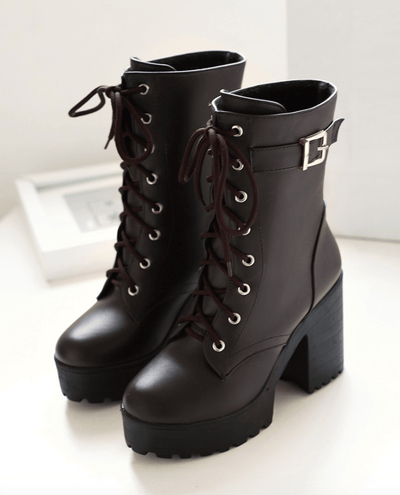 The Inheritors Ankle Boots - Gothic Babe Co