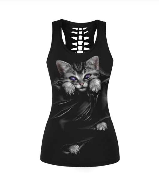 Kitty Addiction Tank Top