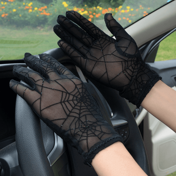 Spider Short Lace Gloves