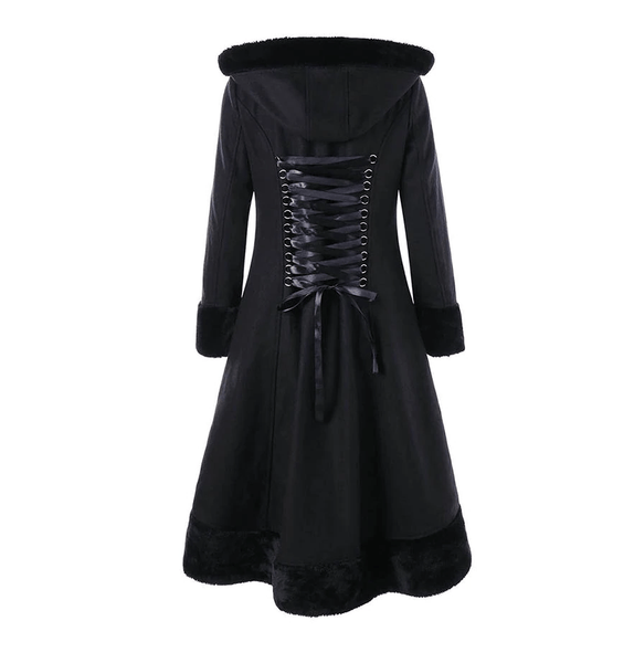 Queen Akasha Lace Up Coat