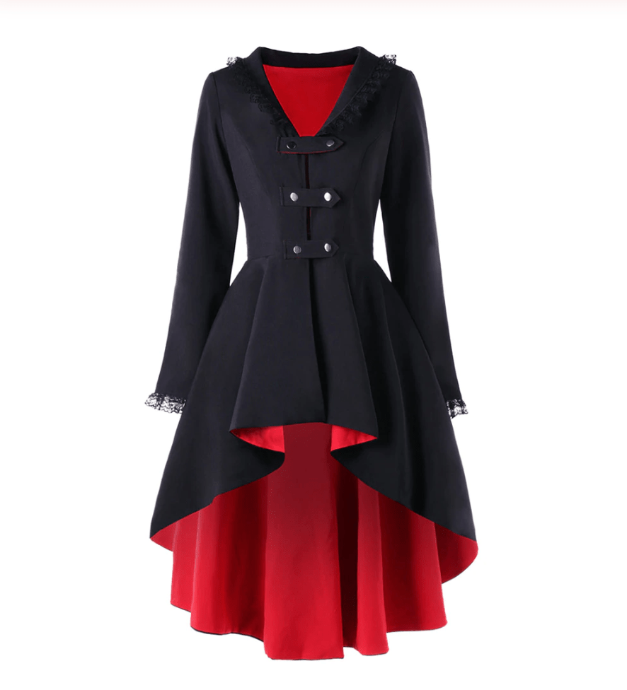 Salem's Secret Lace Up Coat