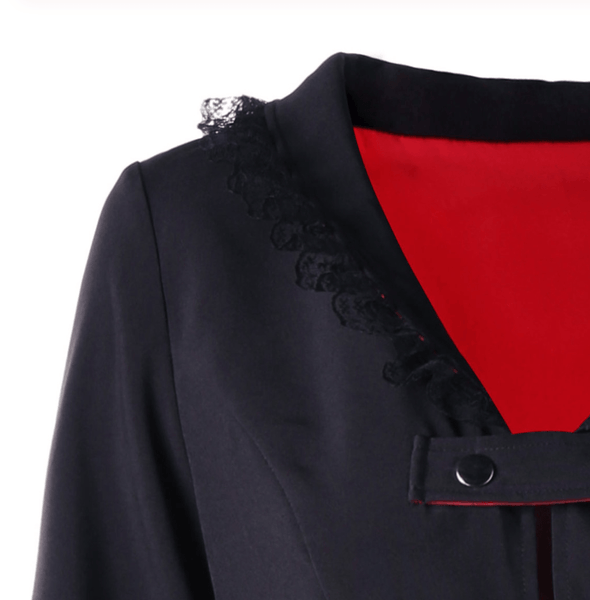 Salem's Secret Lace Up Coat