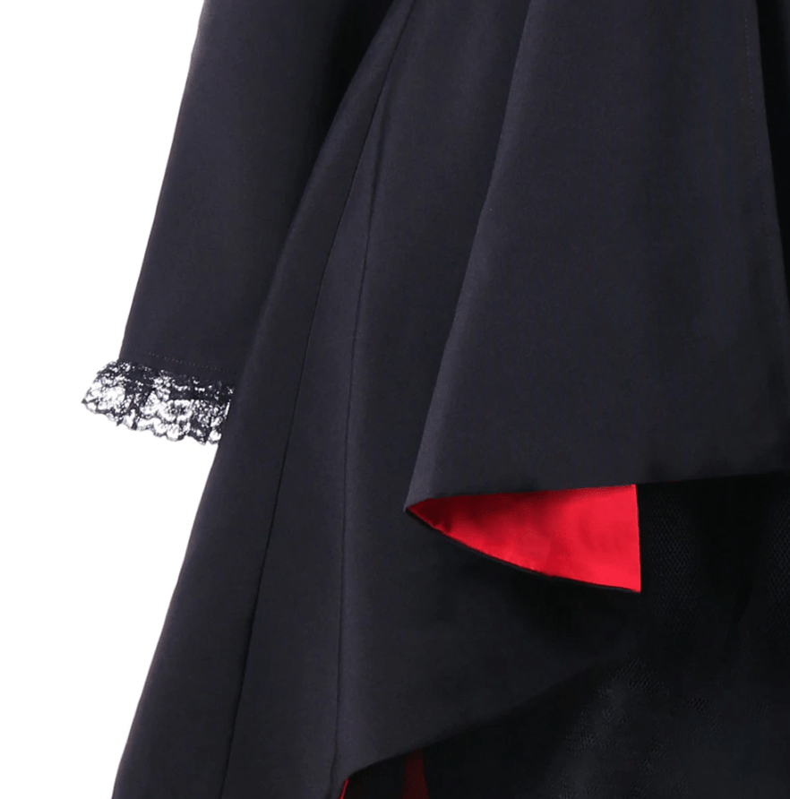 Salem's Secret Lace Up Coat - Gothic Babe Co