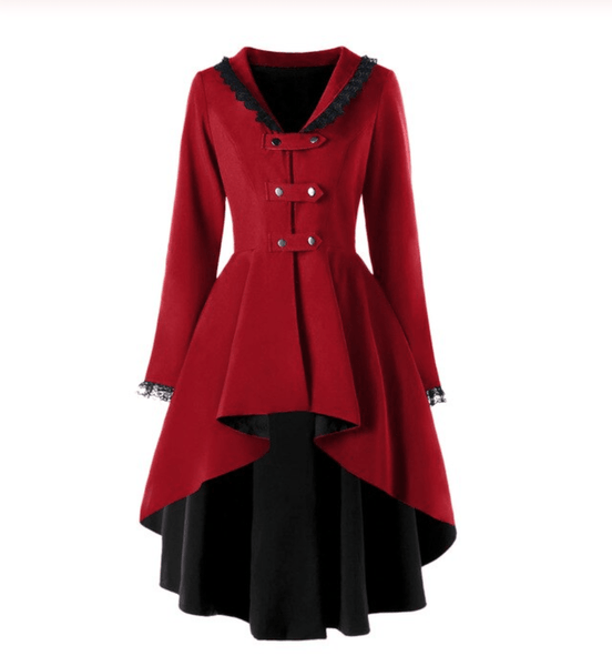 Salem's Secret Lace Up Coat