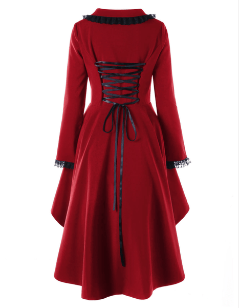 Salem's Secret Lace Up Coat