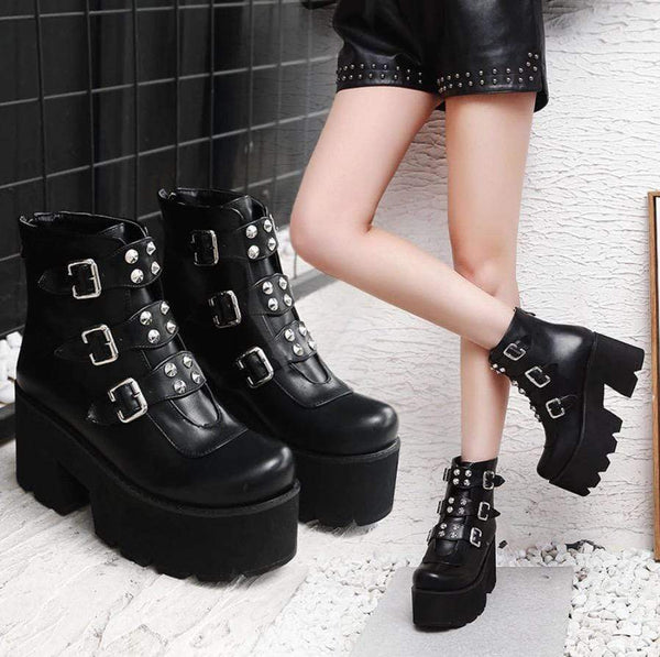 Pontia-Pontia Combat Boots