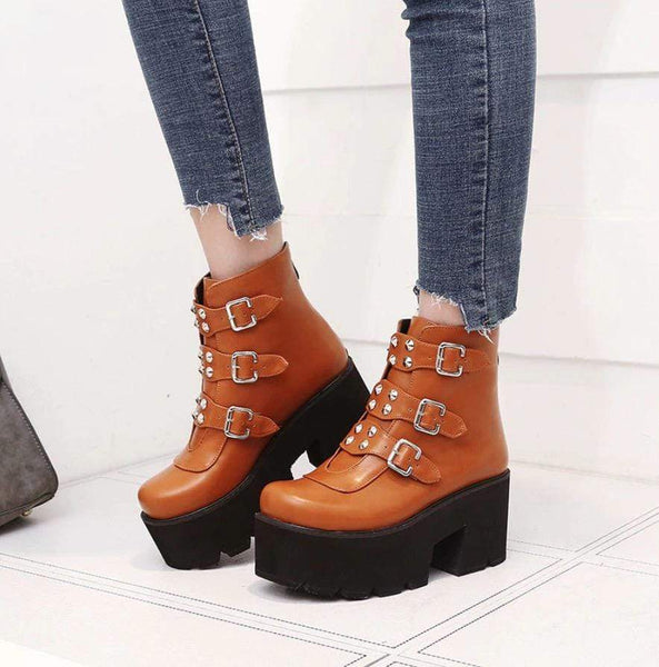 Pontia-Pontia Combat Boots