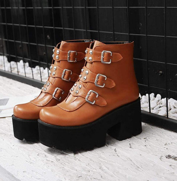 Pontia-Pontia Combat Boots