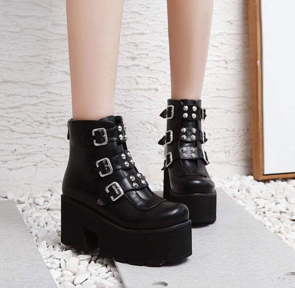 Pontia-Pontia Combat Boots