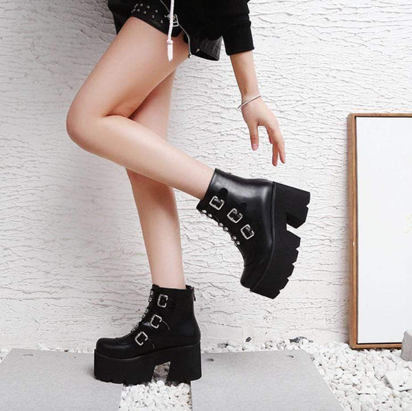 Pontia-Pontia Combat Boots