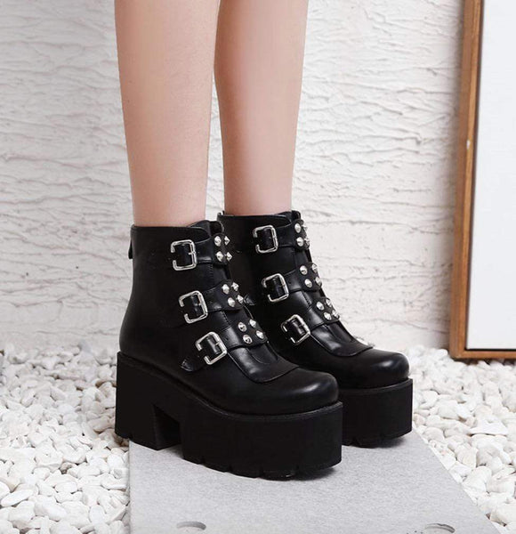 Pontia-Pontia Combat Boots