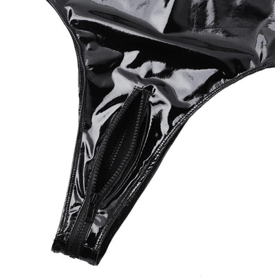 Disturbed Darlings Halter Bodysuit