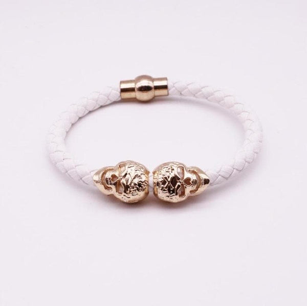 Skull Braided Bracelet