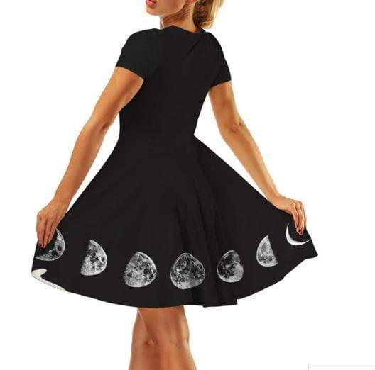 Gothic Witch Moon Dress