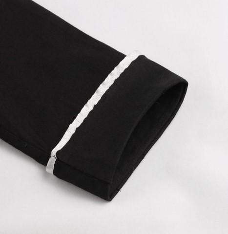 Patchwork Belt Vintage Dress Plus Size