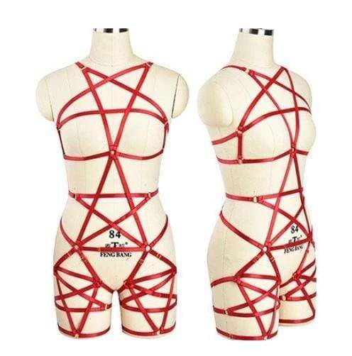 Gothic Rave Cage Harness