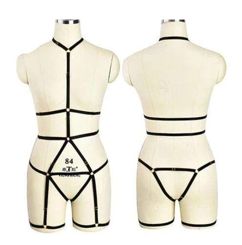 Gothic Rave Cage Harness