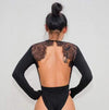 Lace Bodysuit Backless