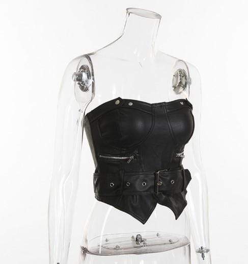 Ebony Gothic Crop Top