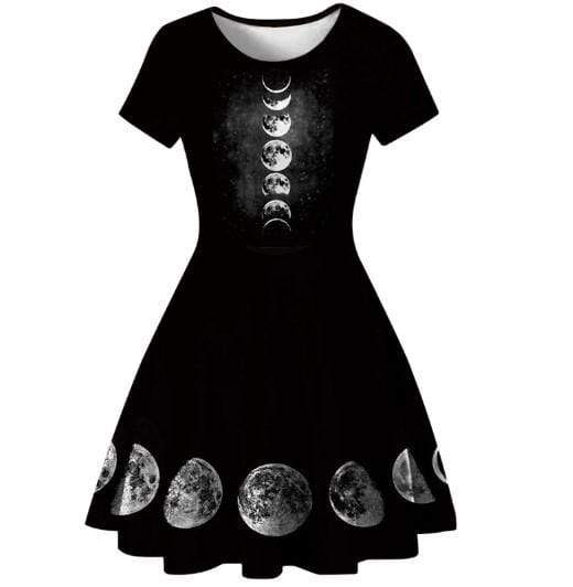 Gothic Witch Moon Dress