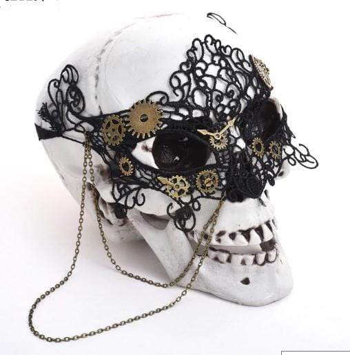 Gothic Victorian Lace Mask