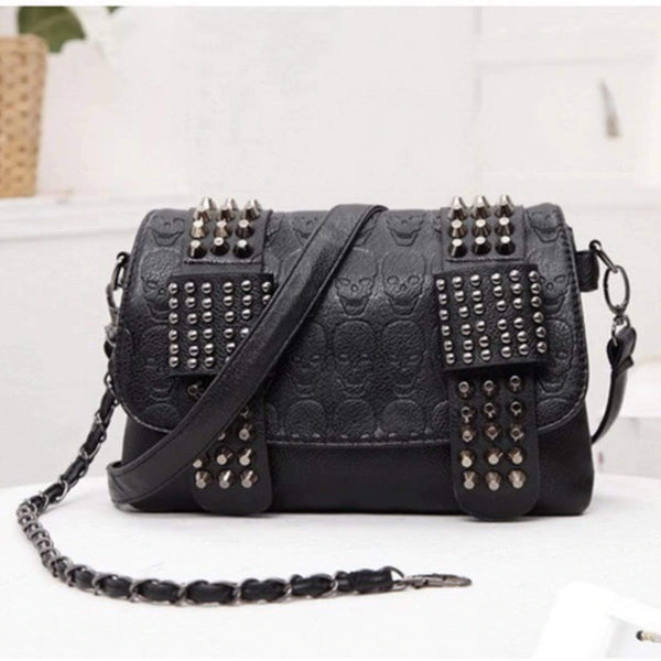 Punk Metal Skull Bag