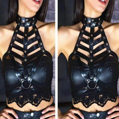 Body Cage Leather Harness