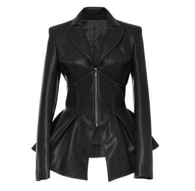 Agatha Gothic Faux Leather Jacket
