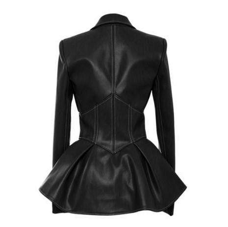 Agatha Gothic Faux Leather Jacket