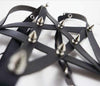 Gothic Studded Pentagram Harness