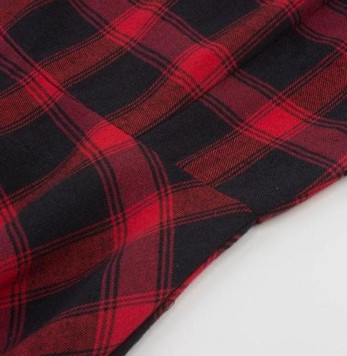  Classic Plaid Vintage Dress 