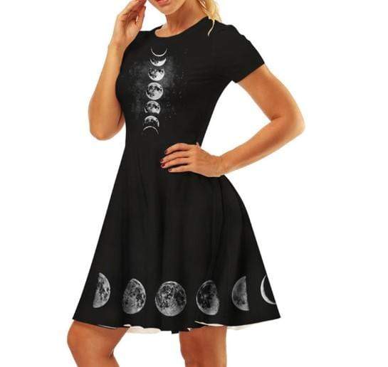 Gothic Witch Moon Dress