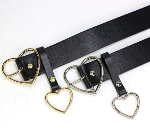 Belt Metal Heart Buckle