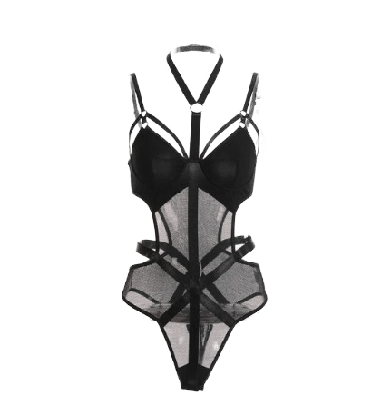 Sexy Gothic Mesh Bodysuit | Bondage Gear - Gothic Babe Co