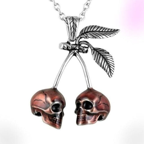 Skull Cherry Necklace