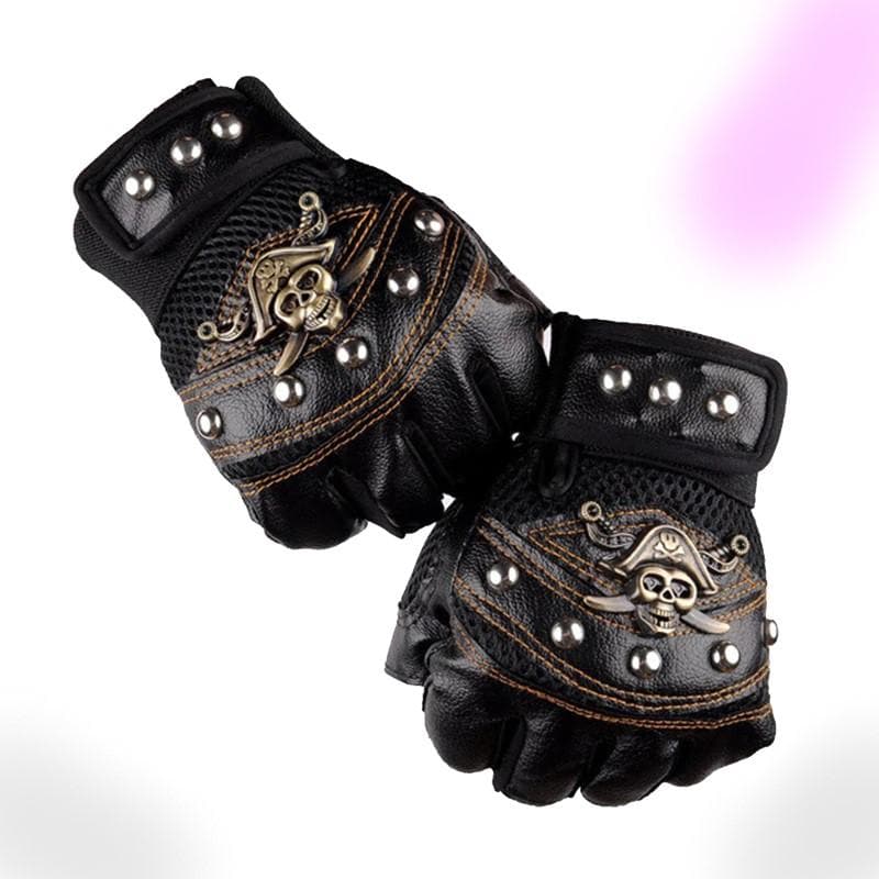 Skull Pirate Gloves