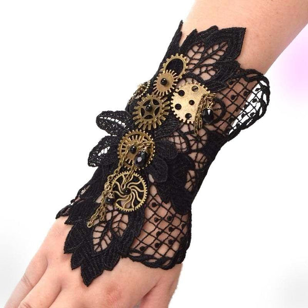 Steampunk Gears Wrist Cuff