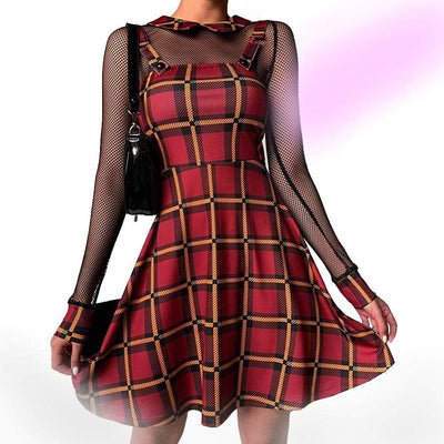 Tartan Checkered Plaid Dress